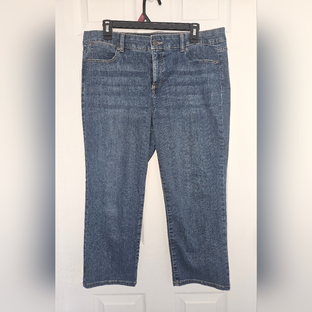 Talbots Womens Blue Jean Capris